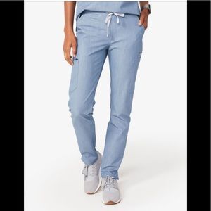 Figs Scrub Pants, Denim like